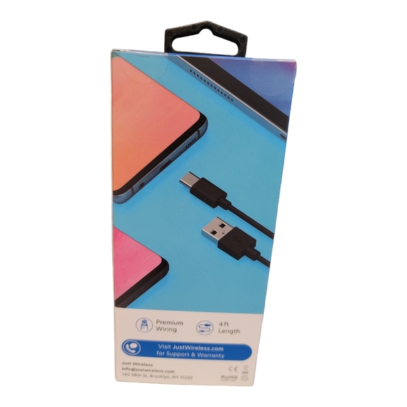Just Wireless 4ft USB-C Cable For Apple and Android - Picture 2 of 4